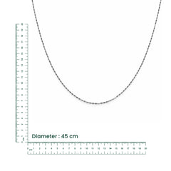 Slim Box Silver Chain