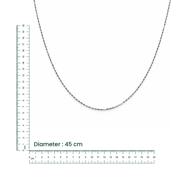 Slim Box Silver Chain