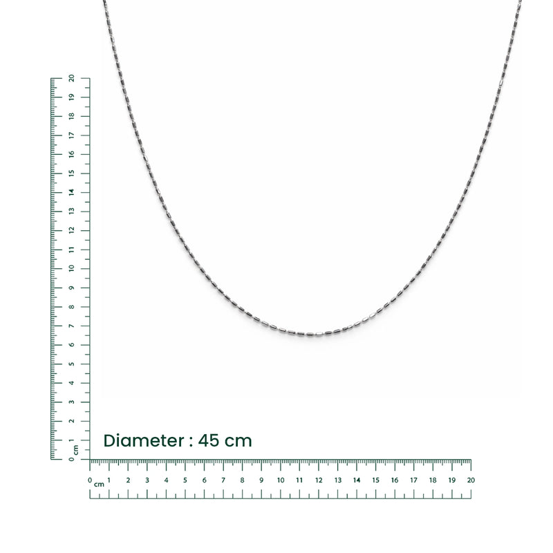 Slim Box Silver Chain