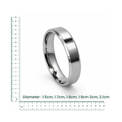 Classic Two-Tone Silver Band Ring