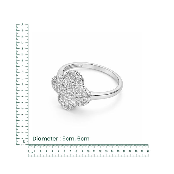 Clover Silver Ring