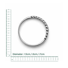 Silver Heart Band Ring