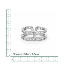 Rose Gold Baguette Band Ring