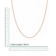 Classic Gold Box Chain Necklace