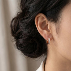 Rose Gold Stud Earrings