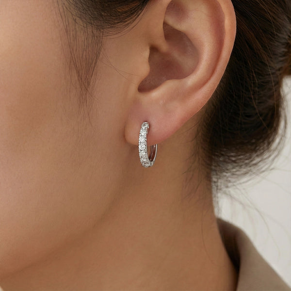 Silver Hoop Earrings