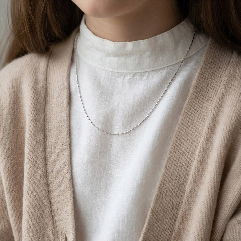 Slim Box Silver Chain