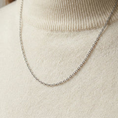 Classic Everyday Silver Chain