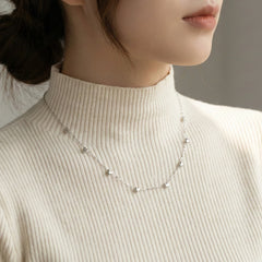 Silver Eternal Love Heart Necklace