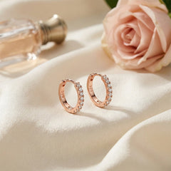 Rose Gold Hoop Earrings