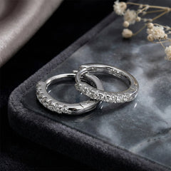 Silver Hoop Earrings