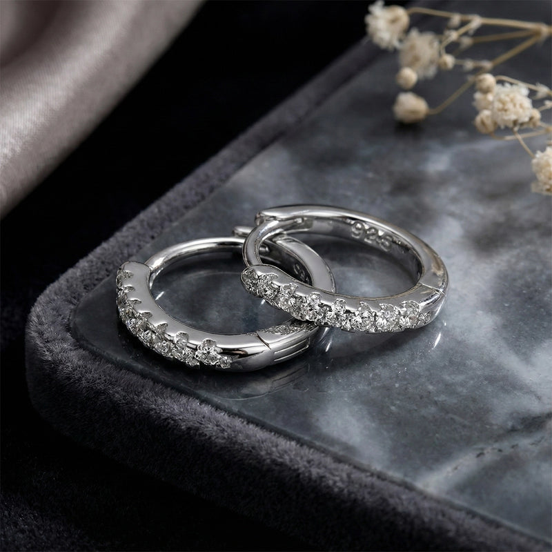 Silver Hoop Earrings