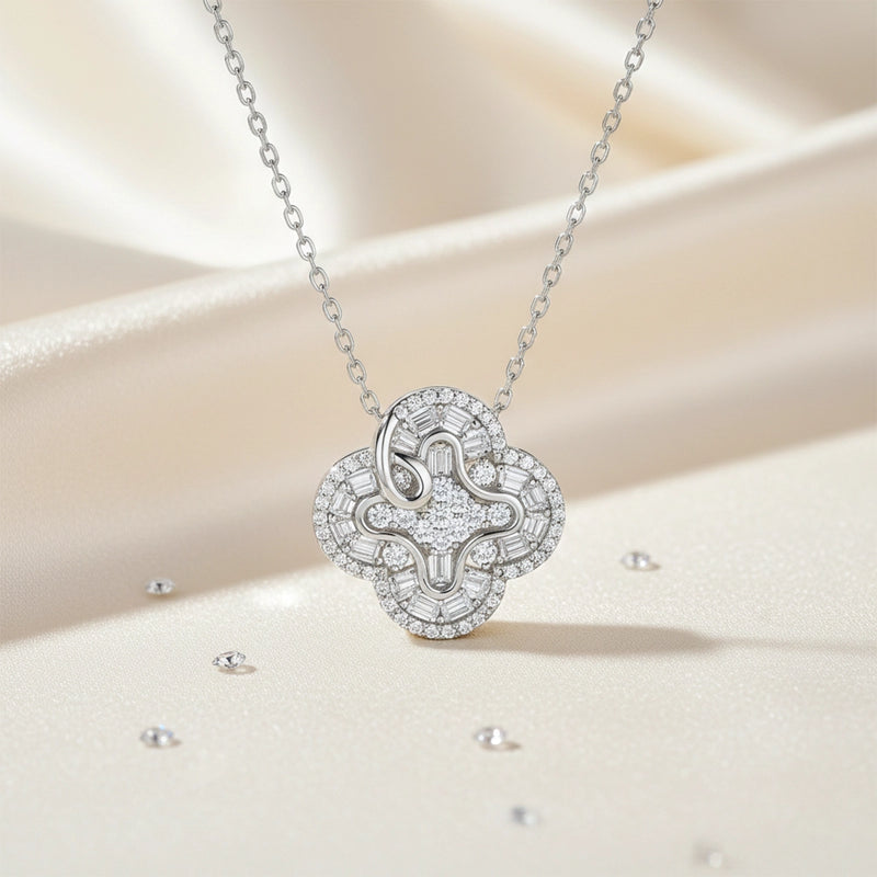 Regal Crystal Pendant Necklace.