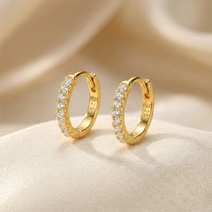 Yellow Gold Hoop Earrings