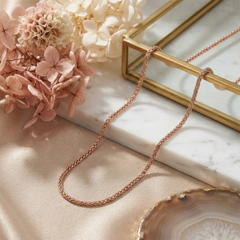 Rose Gold Box Chain