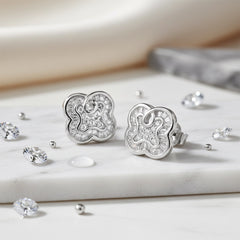 Velvet Shine Stud Earrings