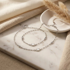 Celestia Eye Silver Anklet