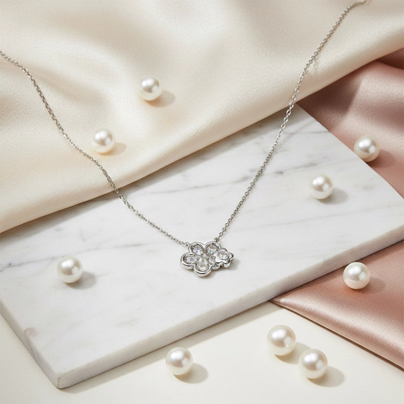 Twin Bloom Necklace