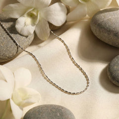 Slim Box Silver Chain