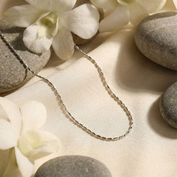 Slim Box Silver Chain
