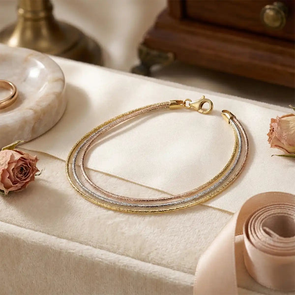 Trinity Glow Silver Bracelet