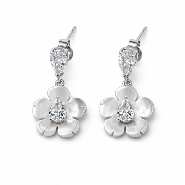 Opal Shine Drop Earrings