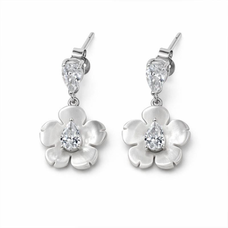 Opal Shine Drop Earrings