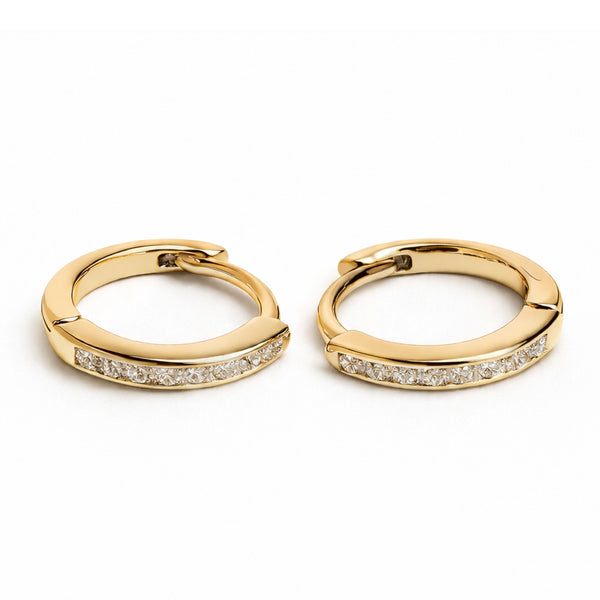 Yellow Gold Stud Earrings