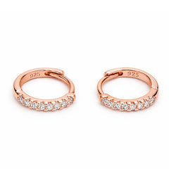 Rose Gold Hoop Earrings