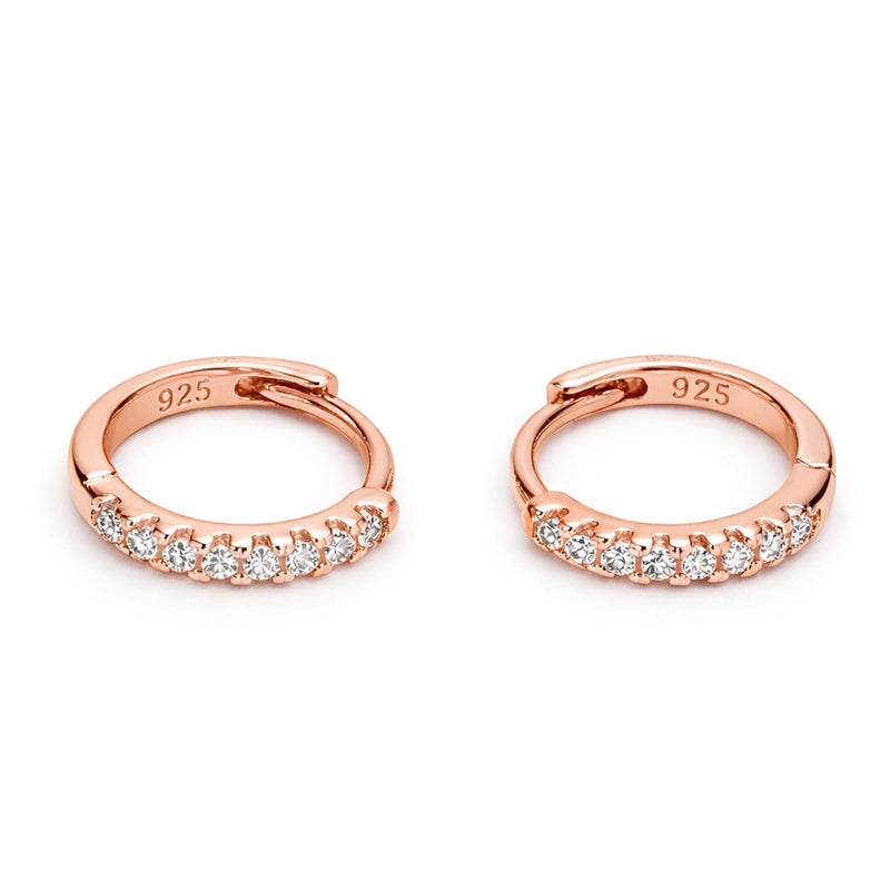 Rose Gold Hoop Earrings