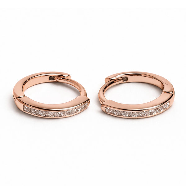 Rose Gold Stud Earrings