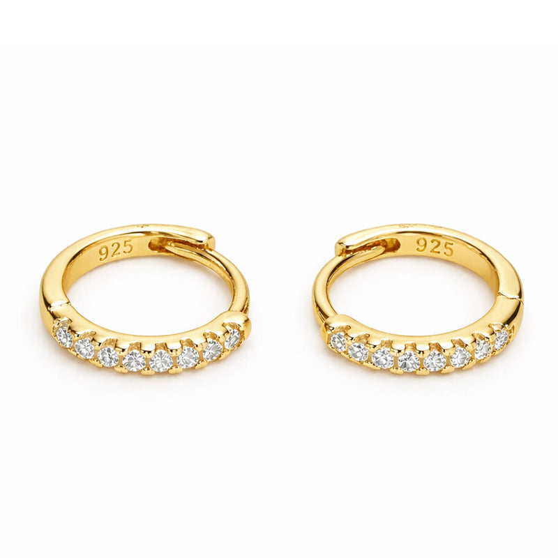 Yellow Gold Hoop Earrings