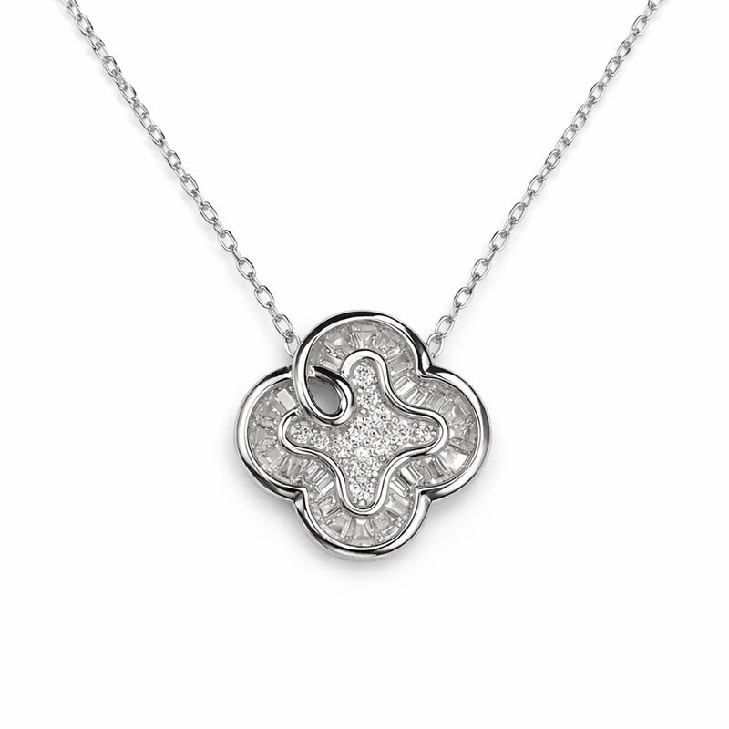 Regal Crystal Pendant Necklace.