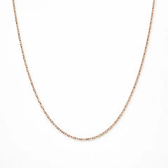 Rose Gold Cylinder Chain