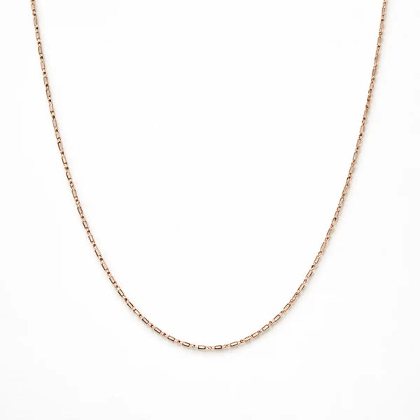 Rose Gold Cylinder Chain
