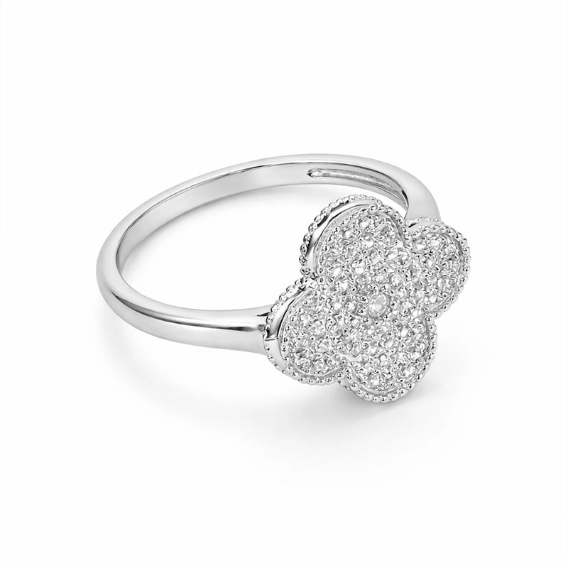 Clover Silver Ring