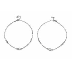 Celestia Eye Silver Anklet