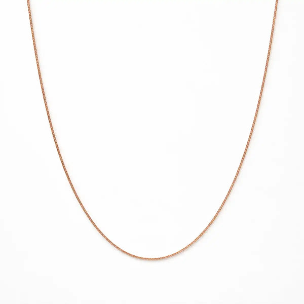 Classic Gold Box Chain Necklace