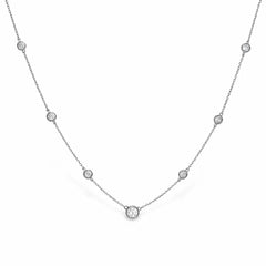 Silver Midnight Dew Necklace