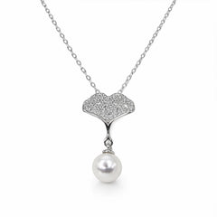 Pearl Fan Necklace