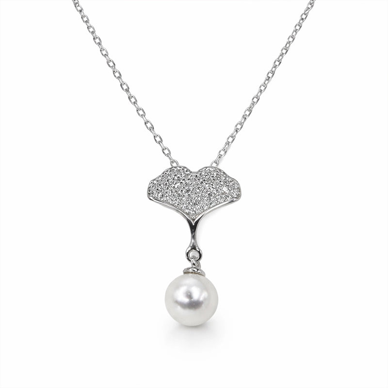 Pearl Fan Necklace