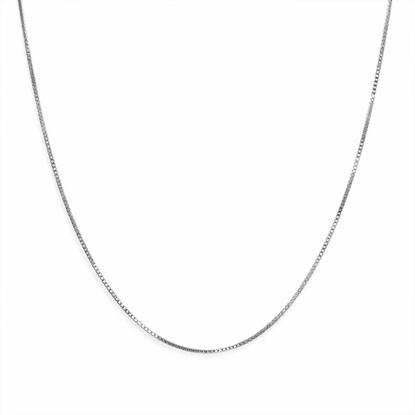 Slim Box Silver Chain