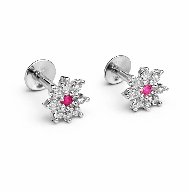 Rose BloomStar Silver Stud